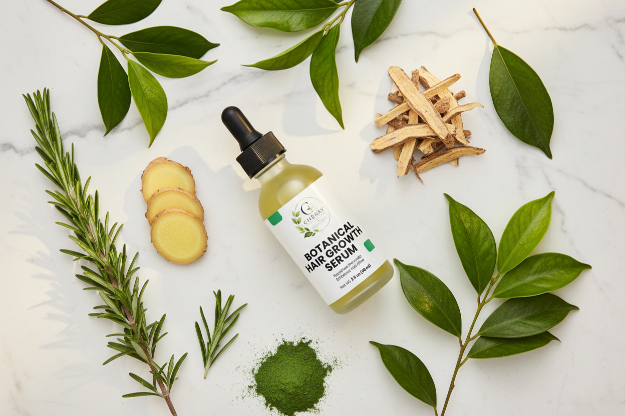 Botanical Hair Growth Serum Lifestyle