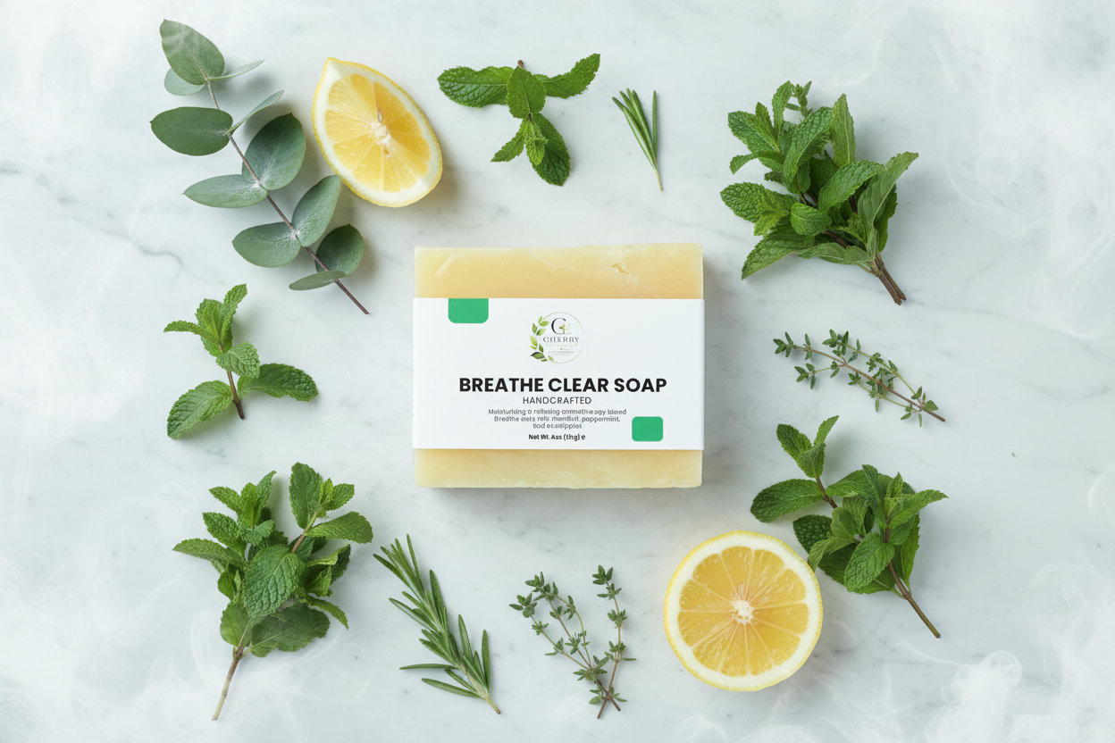 Breathe Clear Soap Lifestyle