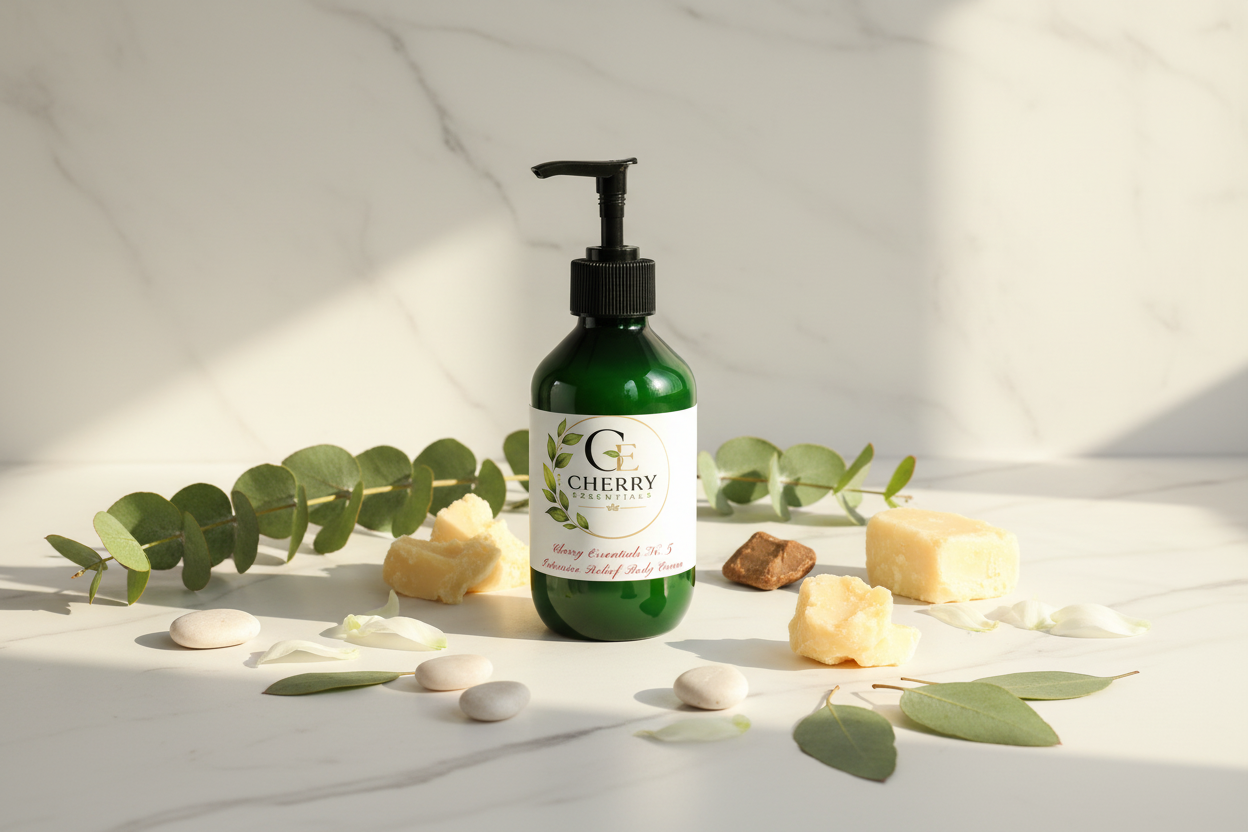 Cherry Essentials No. 5 Intensive Relief Body Cream Lifestyle