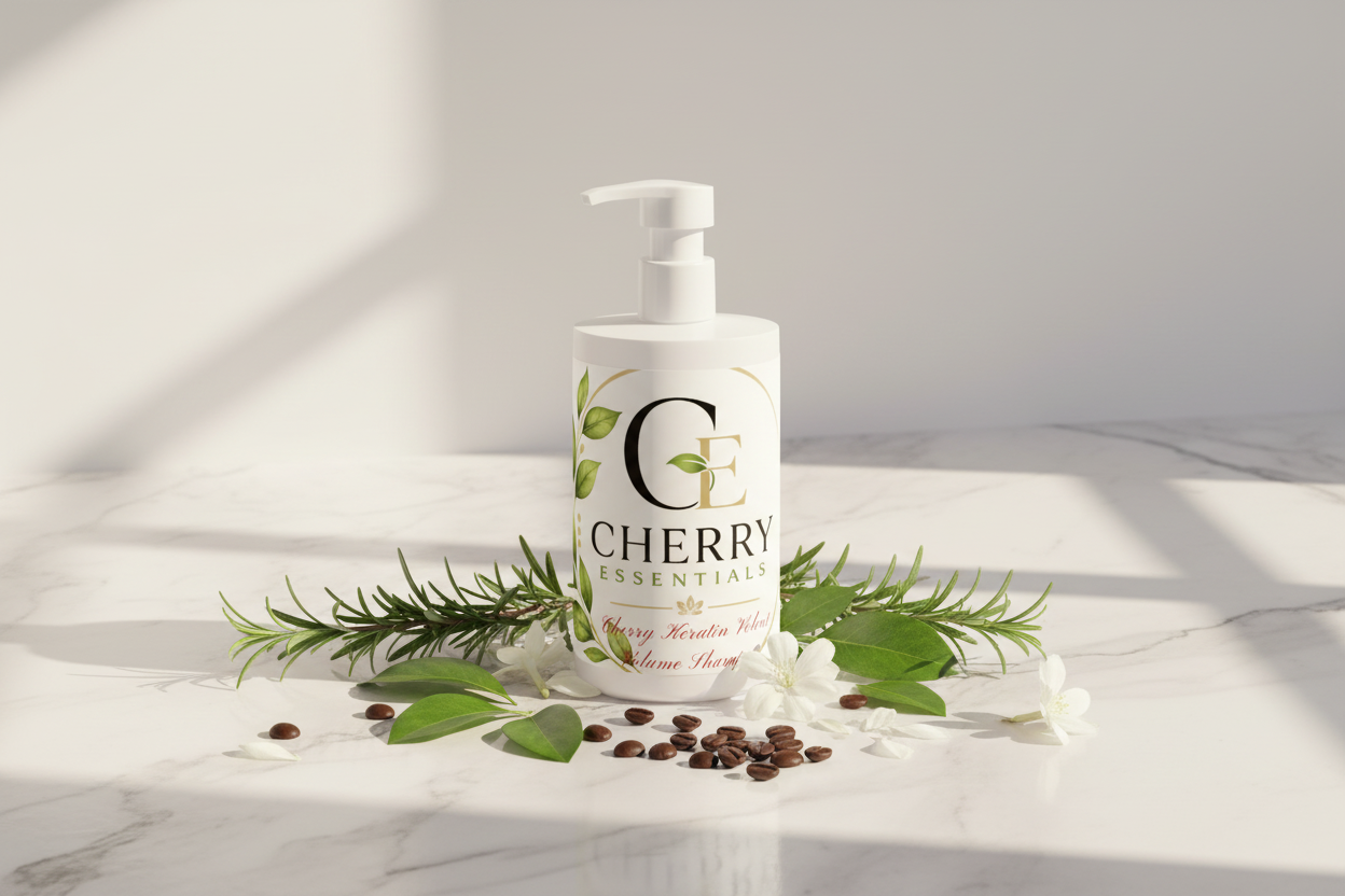 Cherry Keratin Velvet Volume Shampoo Lifestyle