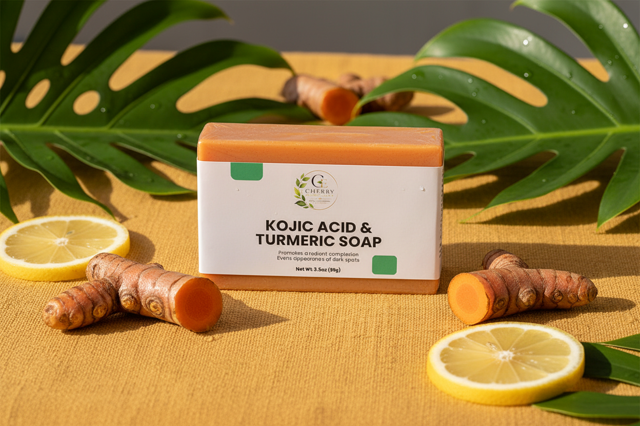 Kojic Acid & Turmeric Soap Lifestyle