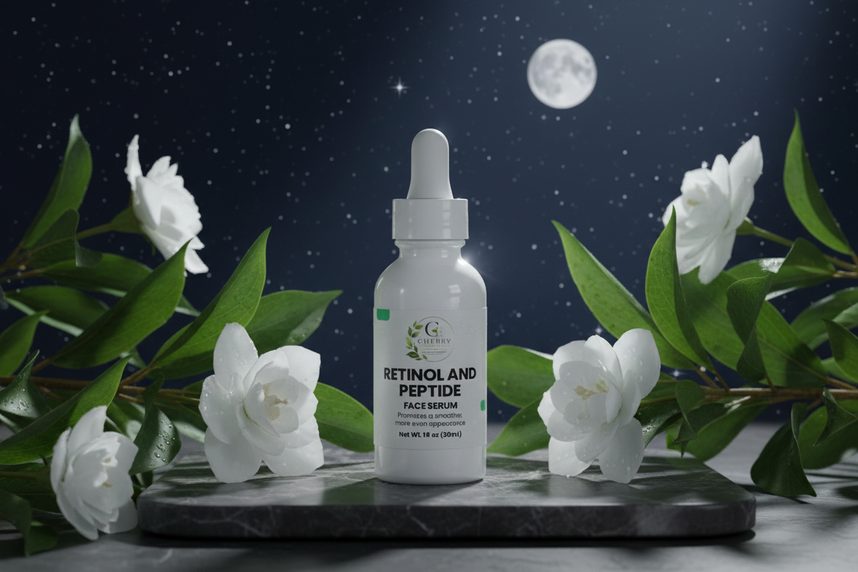 Retinol and Peptide Face Serum Lifestyle